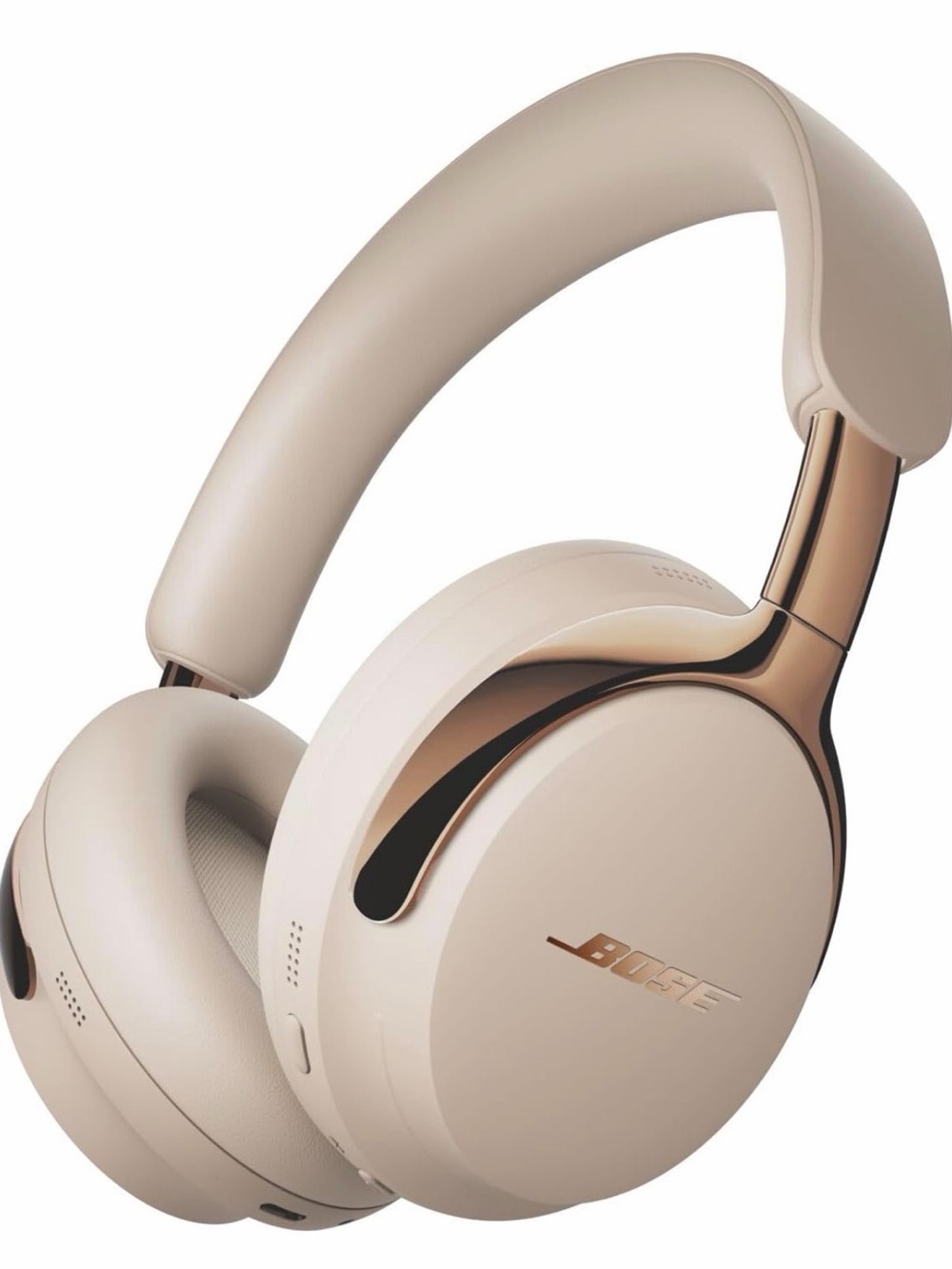 Bose Over-Ear Wireless Headphones in Beige with Rose Gold Trim